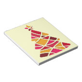 アースタイリッシュトモダン・クリスマスツリー ノートパッド (アングル)