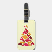 アースタイリッシュトモダン・クリスマスツリー ラゲッジタグ (正面縦)