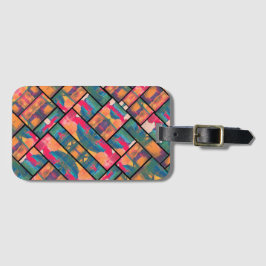 アースタイリッシュト絵を描 ラゲッジタグ