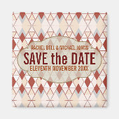 アースダイヤモンドSavetheDateマグネット マグネット (正面)