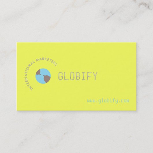 アースチャット 名刺 (正面)