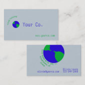 アースチャット 名刺 (正面/裏面)