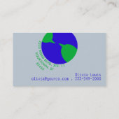 アースチャット 名刺 (裏面)