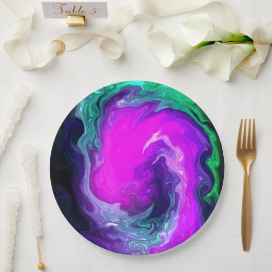 アースティスワールデザイン ペーパープレート (ウェディング)