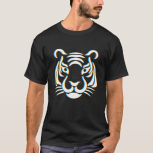 アースティタイガー顔 ラインスケッチ2022年T Tシャツ