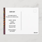 アースデイお祝いはがき ポストカード (裏面)