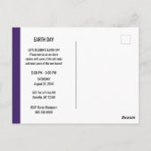 アースデイお祝い ポストカード (裏面)