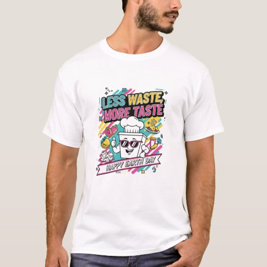 アースデイのシェフTシャツデザイン Tシャツ (正面)