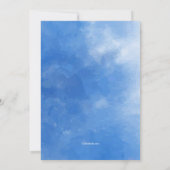 アースデイの誕生日パーティー招待状 招待状 (裏面)