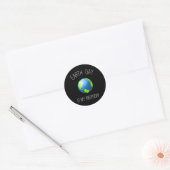 アースデイは私の誕生日- 4月22日 ラウンドシール (封筒)