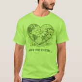 アースデイを愛しよう Tシャツ (正面)