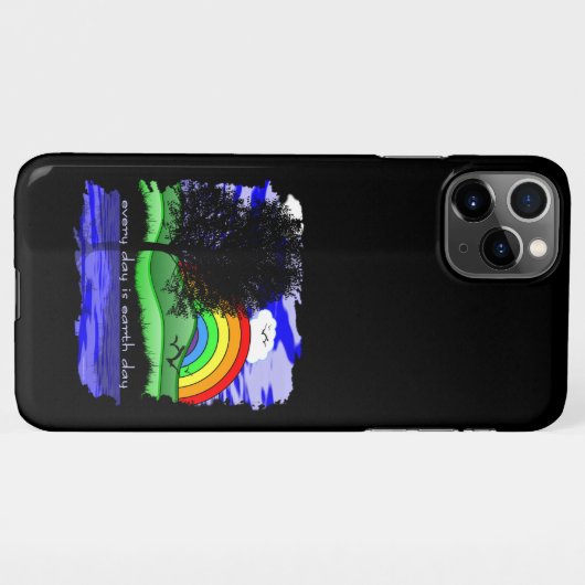 アースデイカバー for iPad Mini iPhoneケース (裏面横)