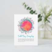 アースデイカラフルデイリーポストカード ポストカード (スタンド正面)