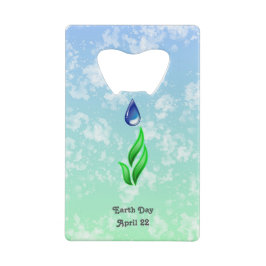 アースデイキーチェーンボトルオープナー クレジットカード栓抜き