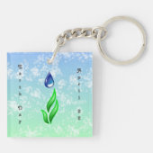 アースデイキーチェーン キーホルダー (裏面)
