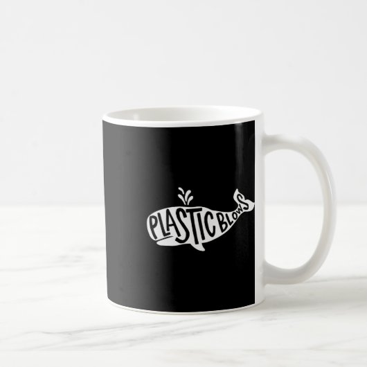 アースデイクジラ – プラスチック吹製 コーヒーマグカップ (右)