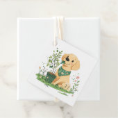 アースデイゴールデンレトリバードッグガーデニング フェイバータグ (インサイチュ)