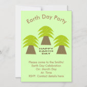 アースデイツリーズカスタム マグネット招待状 (正面)