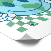 アースデイデイデイデイリースマイル顔ヒッパイプラネットアニーブ ポスター (角)