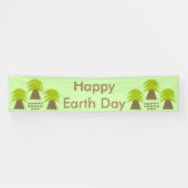 アースデイパーソナライズされたツリー 横断幕 (横)