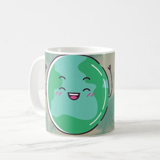 アースデイパーティー コーヒーマグカップ (正面左)