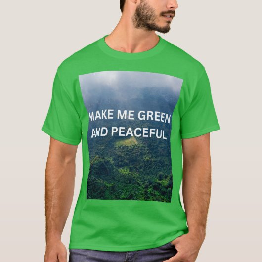 アースデイメッセージ Tシャツ (正面)