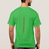 アースデイメッセージ Tシャツ (裏面)