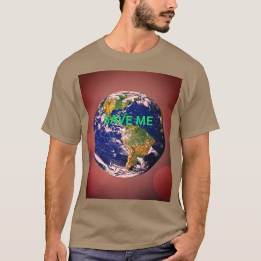 アースデイメッセージ Tシャツ (正面)