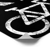 アースデイリサイクル自転車パン ポスター (角)