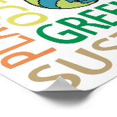 アースデイワードアート ポスター (角)