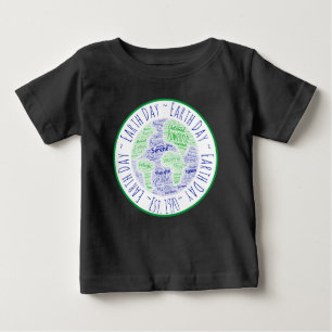 アースデイワードアートTシャツ ベビーTシャツ