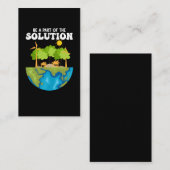 アースデイ世界エコロジー救助環境 名刺 (正面/裏面)