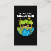 アースデイ世界エコロジー救助環境 名刺 (正面)