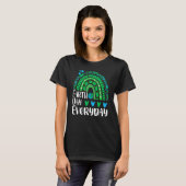 アースデイ先生アースデイ毎日レインボアアース Tシャツ (正面フル)