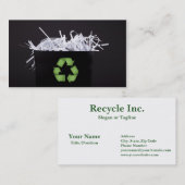 アースデイ再利用リサイクル会社 名刺 (正面/裏面)