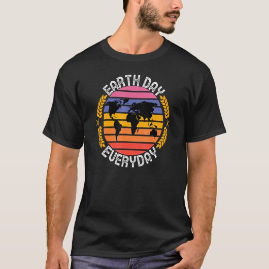 アースデイ毎日かわいいアースデイ Tシャツ (正面)