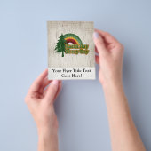 アースデイ毎日、レトロレインボー チラシ (手)