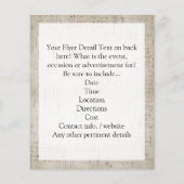 アースデイ毎日、レトロレインボー チラシ (裏面)