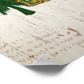 アースデイ毎日、レトロレインボー ポスター (角)