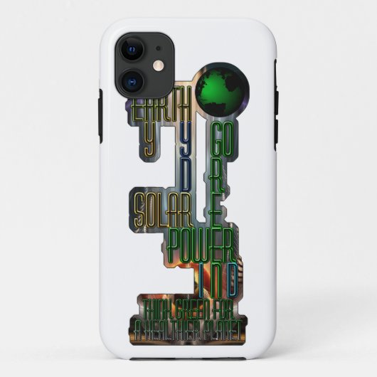 アースデイ環境にやさしいことをしよう Case-Mate iPhoneケース (裏面)