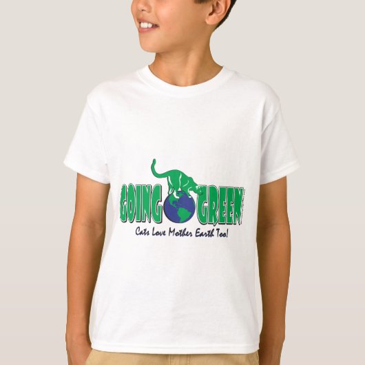 アースデイ環境にやさしいことをしよう Tシャツ (正面)