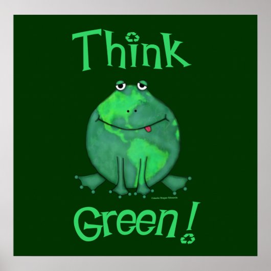 アースデイ環境カエル ポスター (正面)