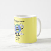 アースデイ生まれ誕生日4月22カスタム日 コーヒーマグカップ (正面右)