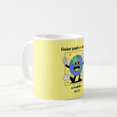 アースデイ生まれ誕生日4月22カスタム日 コーヒーマグカップ (正面左)