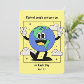 アースデイ生まれ誕生日4月22カスタム日 シーズンカード (スタンド正面)