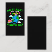 アースデイ誕生日世界救助環境 名刺 (正面/裏面)