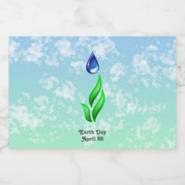 アースデイ酒ボトルラベル リキュールボトルラベル