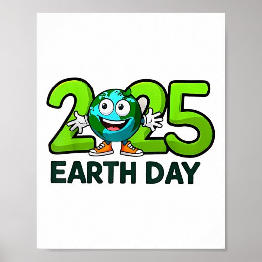 アースデイ2025アースデイおもしろい誕生日キッズボーイズ ポスター (正面)