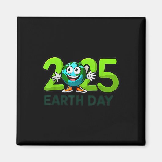 アースデイ2025アースデイおもしろい誕生日キッズボーイズ マグネット (正面)