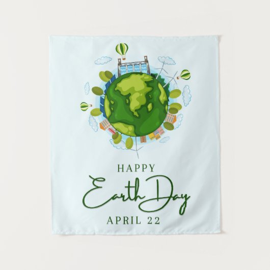 アースデイ4月22日 タペストリー (正面)